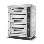 EKA branded electric combi oven designed for commercial kitchens, with advanced ventilation and display screen