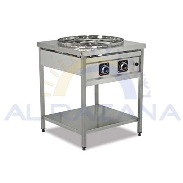 Heavy-Duty Stainless Steel Gas Cooking Range – 4 Burner Commercial Stove