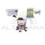 منتجات تنظيف المطابخ الاحترافية تتضمن دلاء Rational وعبوات الأقراص وحاويات المنظفات.