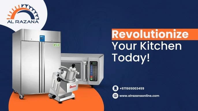 مجموعة من الأجهزة على خلفية زرقاء وبرتقالية