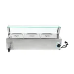 Commercial Electric Bain Marie Glass Counter 3 GN