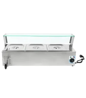 Bain Marie 3 gn with glass 1