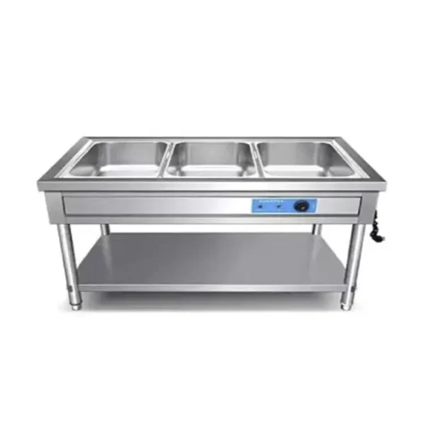 Pan Bain Marie 3 GN With Stand – Stainless Steel Heavy Duty