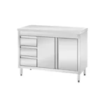 Commercial Base Cabinet 3 Vertical Drawers
