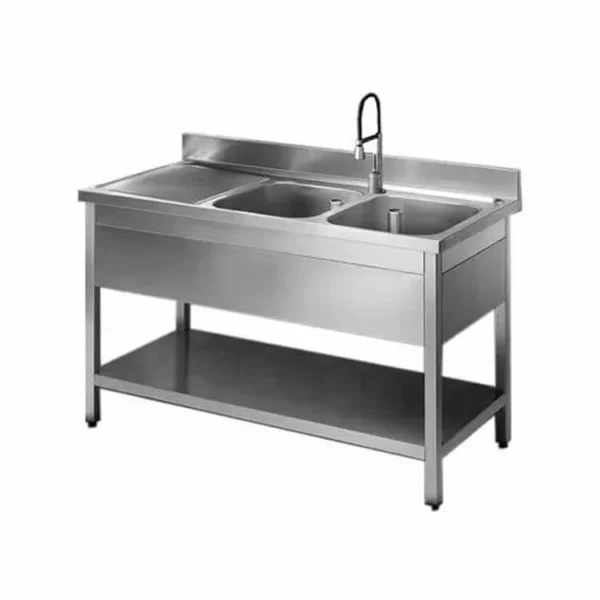 Corner Wall Cabinet – Stainless Steel