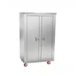 Commercial Double Upright Cabinet ? Stainless Steel