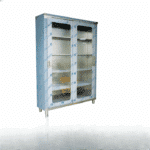 خزانة تخزين عمودية من الفولاذ المقاوم للصدأ