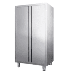 Commercial Stainless Steel Crockery Cabinet - 2 sliding doors - 1000x600x1800mm