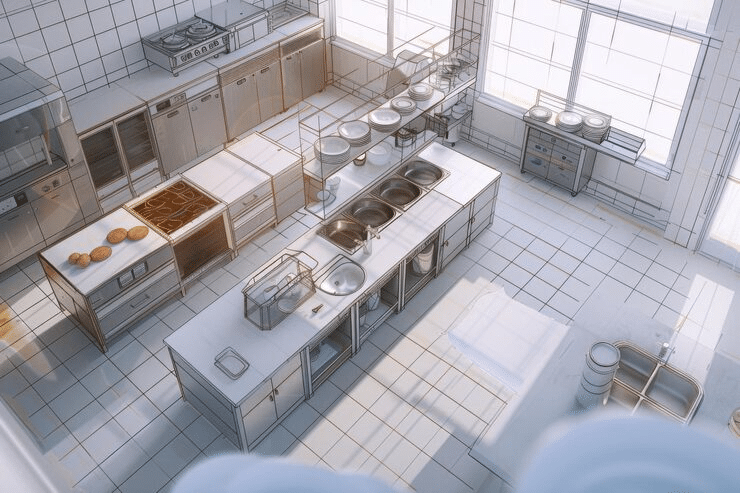 Restaurant Kitchen Layout